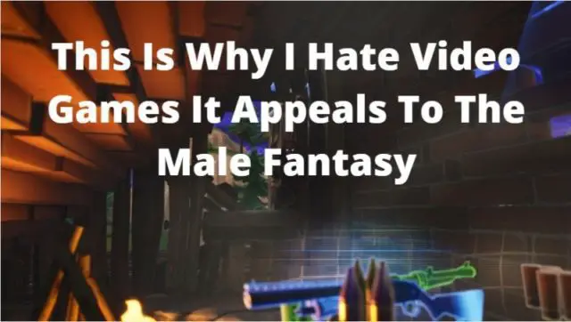 This Is Why I Hate Video Games It Appeals To The Male Fantasy