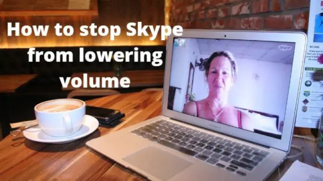 How to stop Skype from lowering volume