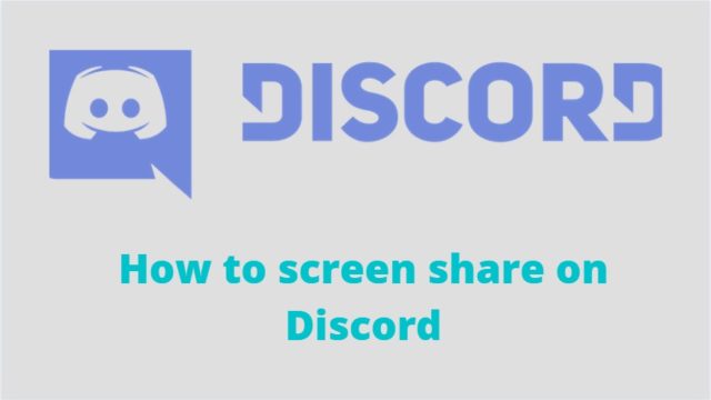 How to screen share on Discord