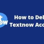 delete textnow account