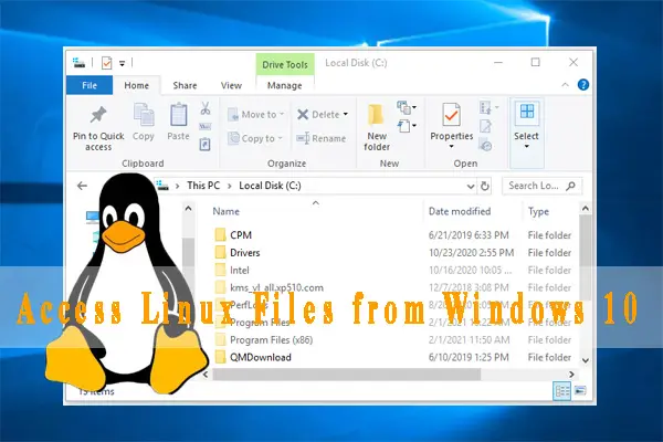 How Do I Access Linux Files on Windows 10