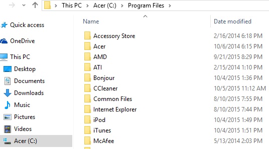 How Do I Find Program Files on Windows 10