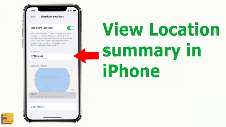 How to Access Significant Locations on Iphone Ios 15