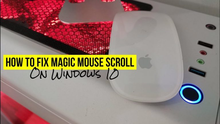 How to Scroll With Magic Mouse on Windows
